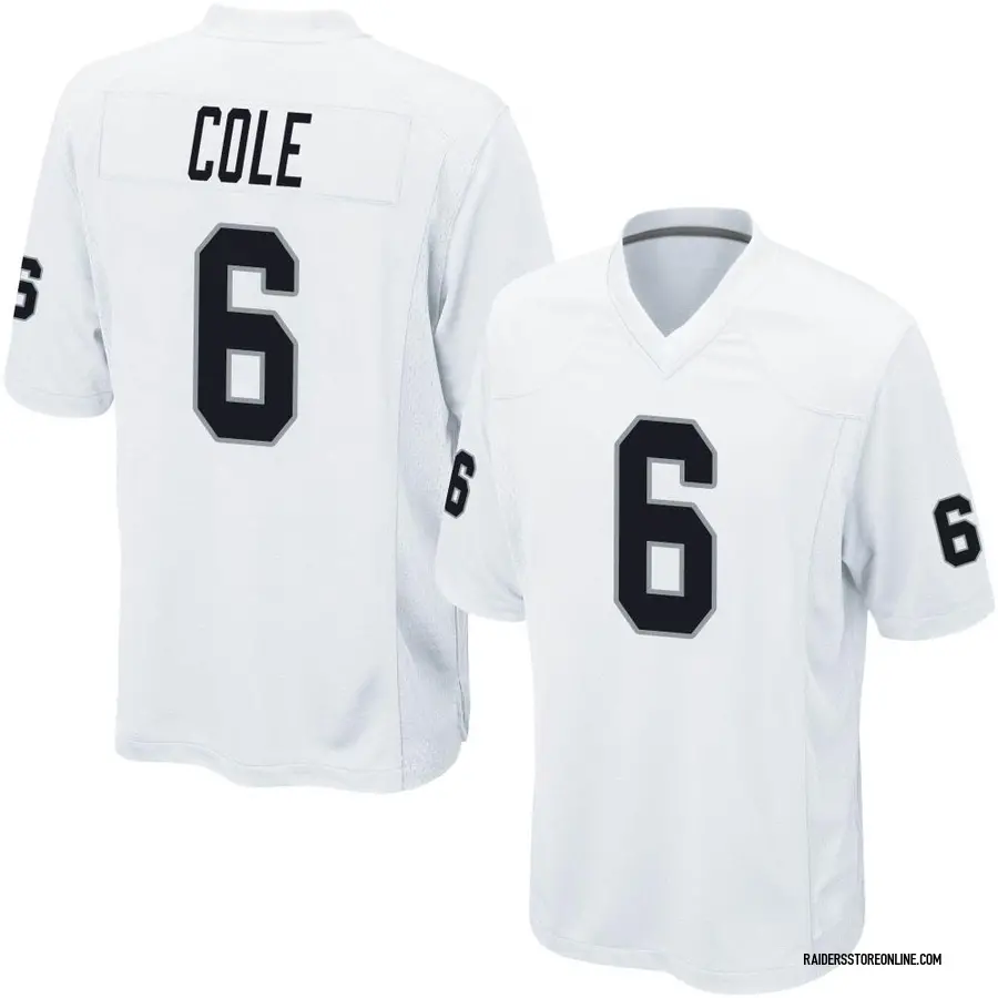 Nike AJ Cole Las Vegas Raiders Men's Limited White Vapor Untouchable Jersey