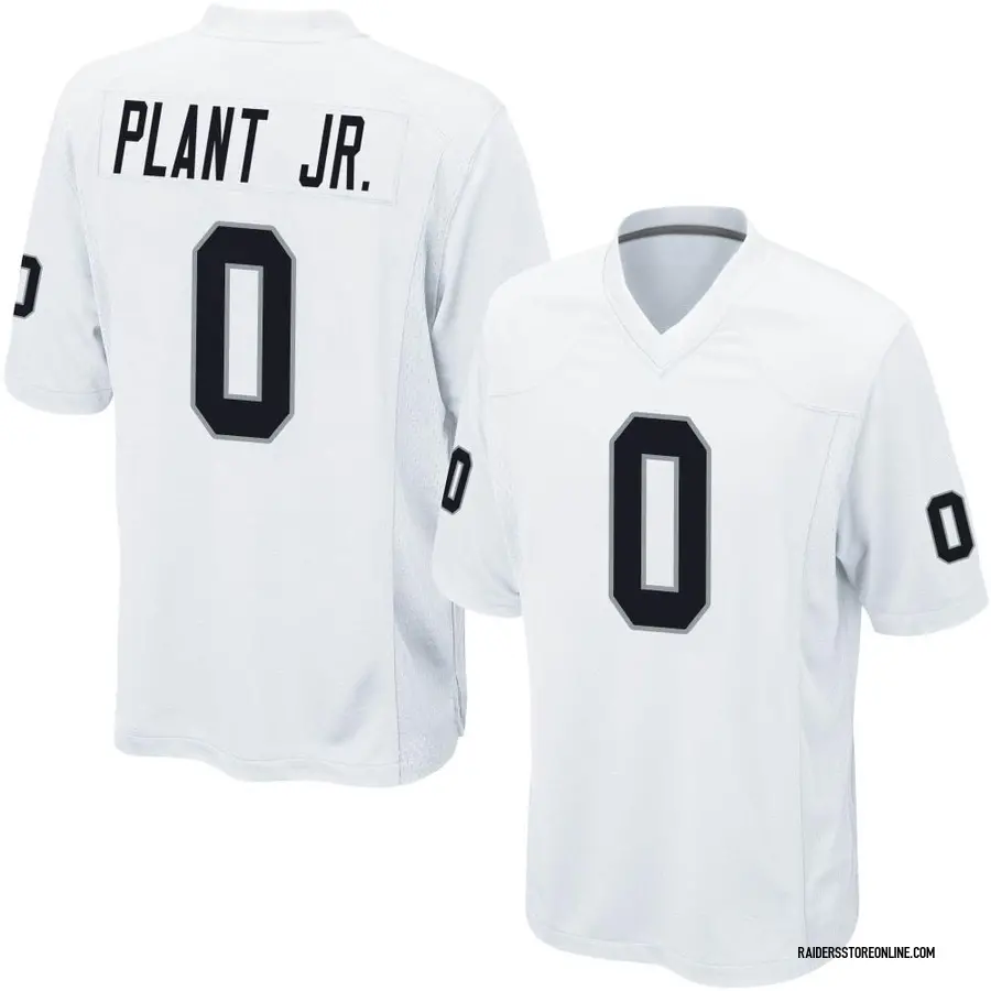 Nike Adam Plant Jr. Las Vegas Raiders Men's Elite White Vapor