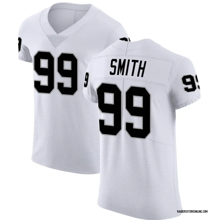 Nike Raiders #99 Aldon Smith White Youth Stitched NFL Elite Jersey