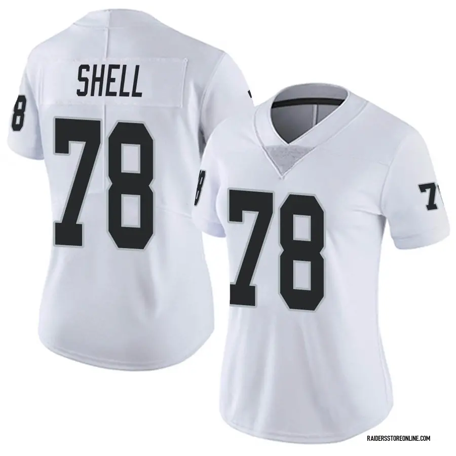 Nike Art Shell Las Vegas Raiders Women's Limited White Vapor Untouchable  Jersey