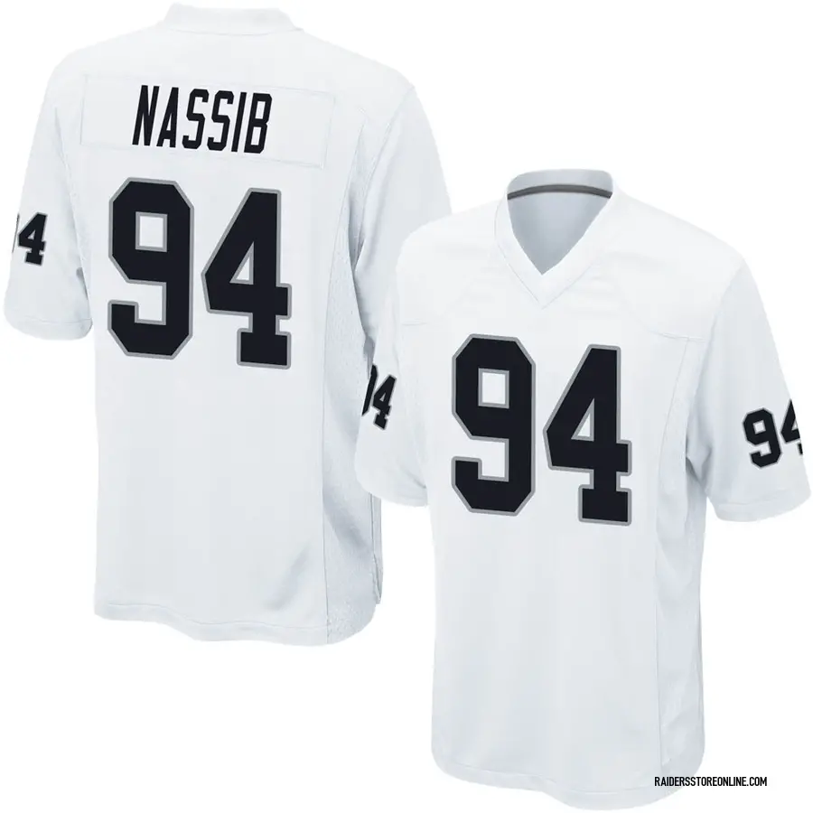 Men's Las Vegas Raiders Carl Nassib Nike Black Game Jersey