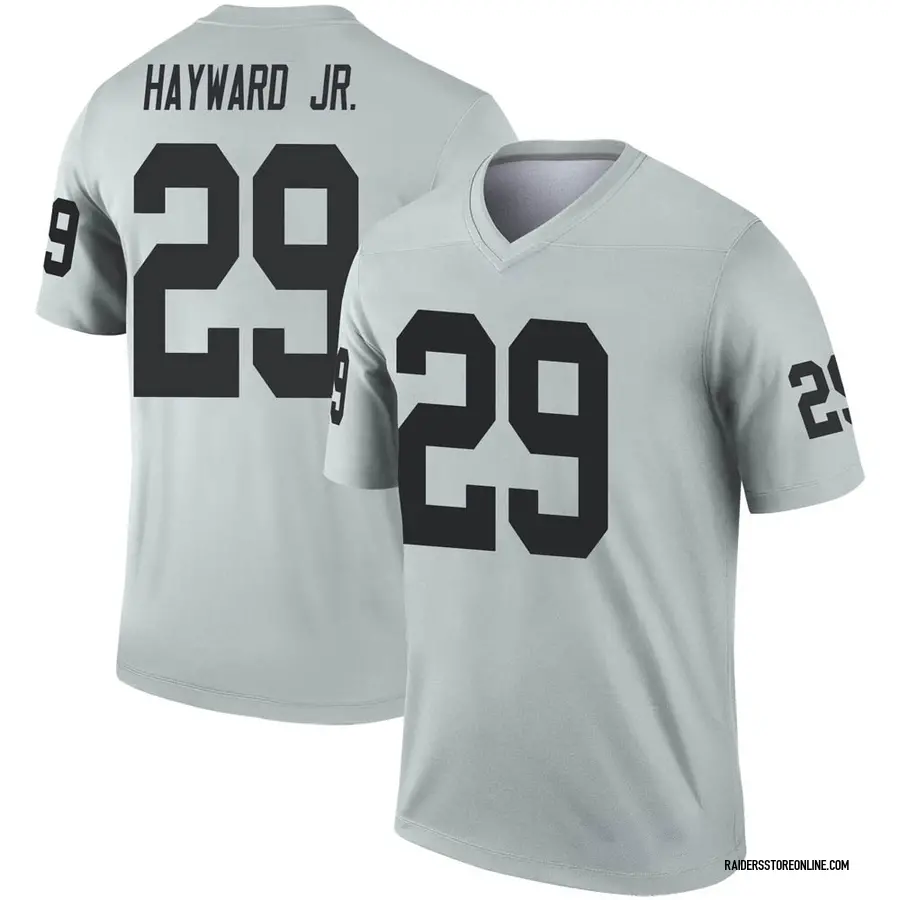 Casey Hayward Jr. Las Vegas Raiders Youth Name & Number Logo T