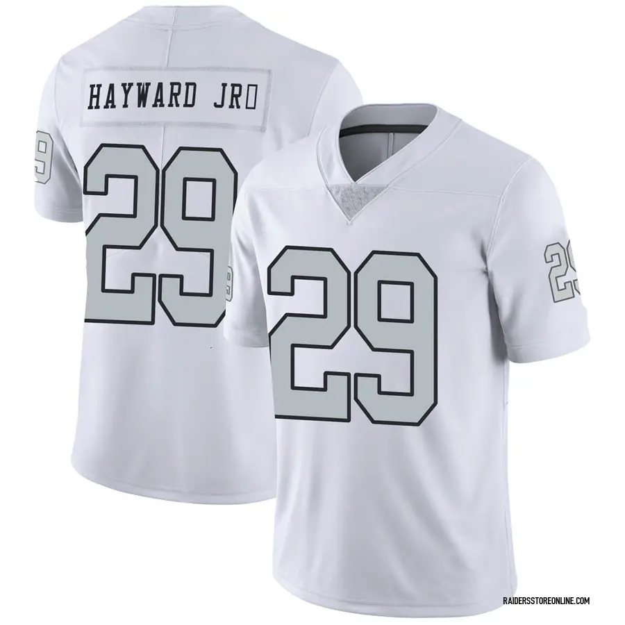 Nike Casey Hayward Jr. Las Vegas Raiders Youth Limited White Color Rush  Jersey