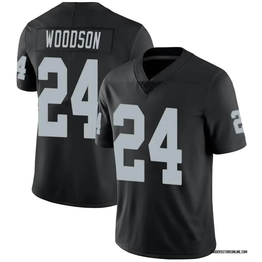 Nike Charles Woodson Las Vegas Raiders Men's Game Black Team Color