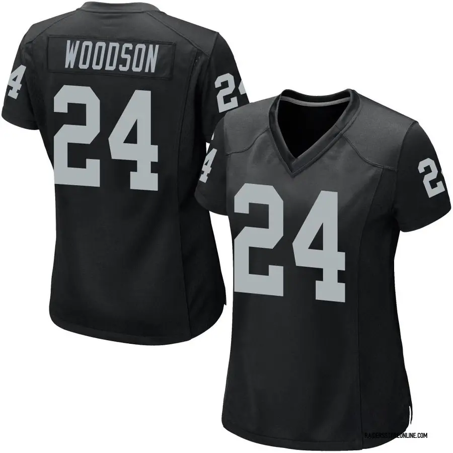 Nike Charles Woodson Las Vegas Raiders Women's Game Black Team