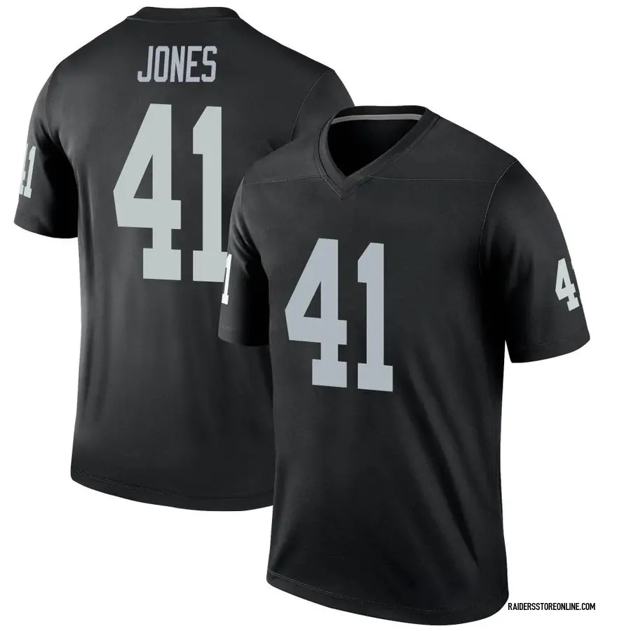 Nike Chris Jones Las Vegas Raiders Youth Legend Black Jersey