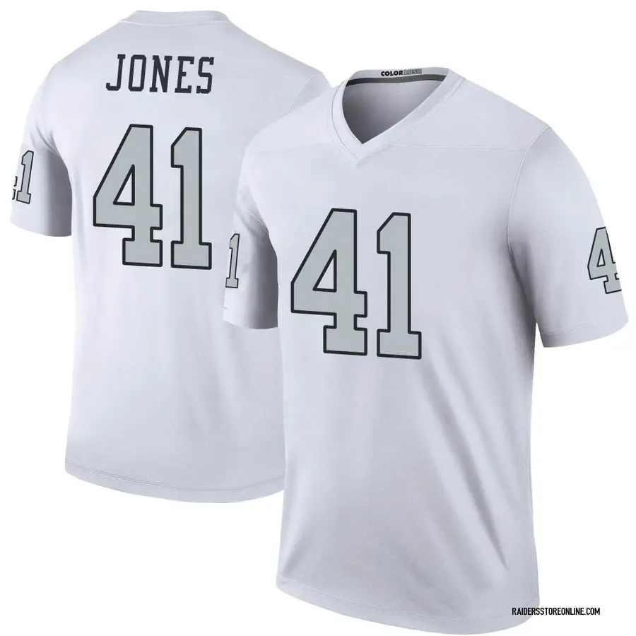 Las Vegas Raiders Nike Atmosphere Jersey - Derek Carr 4 - Grey - Mens