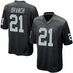 Product Detail  NIKE CLIFF BRANCH HALL OF FAME PATCH GAME JERSEY - Black -  S