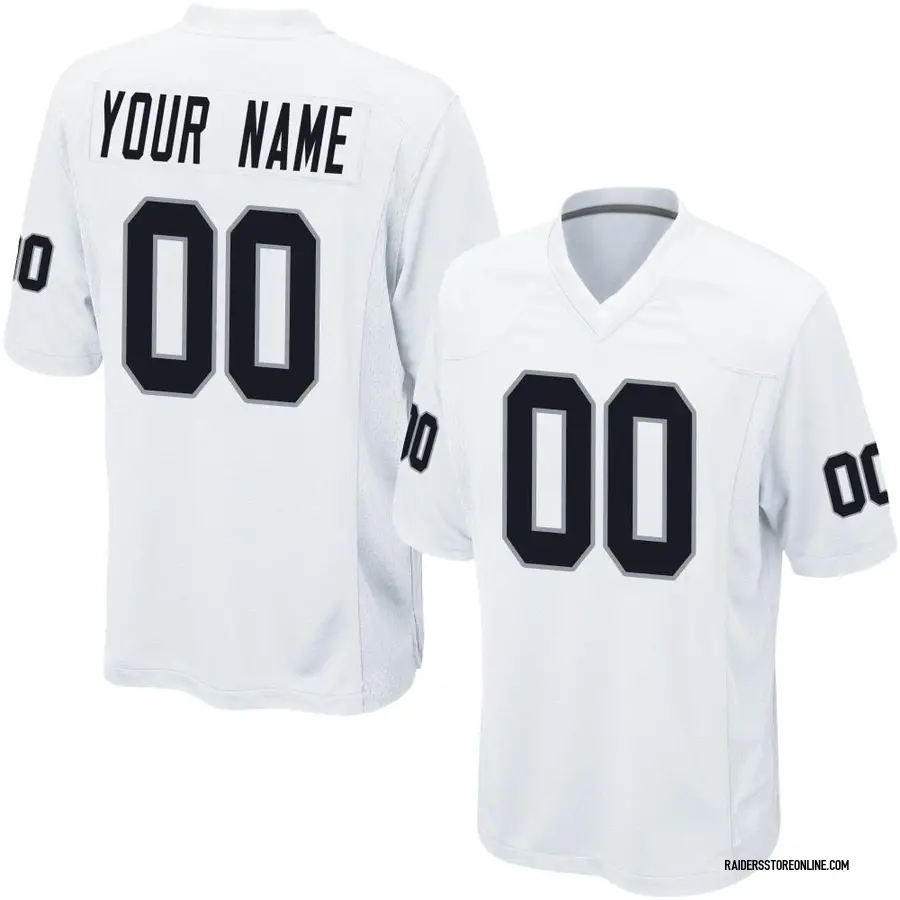 Las Vegas Raiders Nike Customized Game Jersey - Black