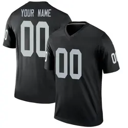 Nike Custom Las Vegas Raiders Men's Legend Black Jersey