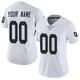 Nike Custom Las Vegas Raiders Women's Limited White Vapor Untouchable Jersey