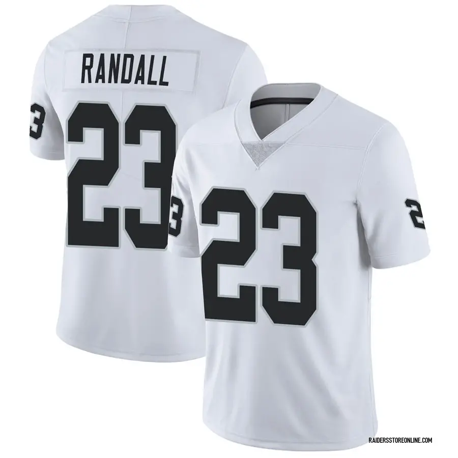 Damarious Randall Jersey Las Vegas Raiders #23 White Vapor Untouchable Limited