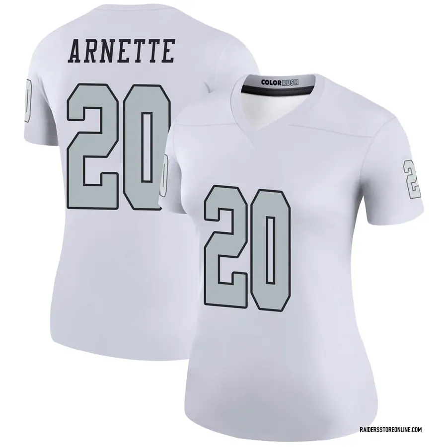 Damon Arnette Autographed Las Vegas Raiders Jersey –