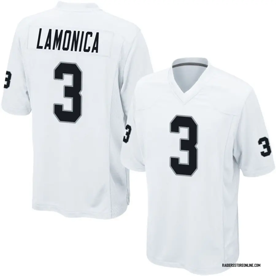 Nike Daryle Lamonica Las Vegas Raiders Men's Game White Jersey