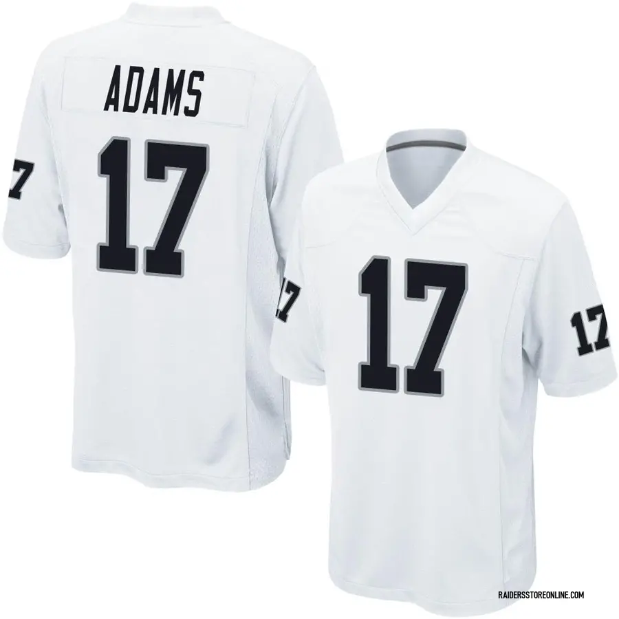 Men's Nike Davante Adams White Las Vegas Raiders Limited Jersey