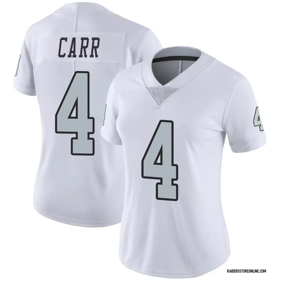 Nike Derek Carr Las Vegas Raiders Women's Limited White Color Rush