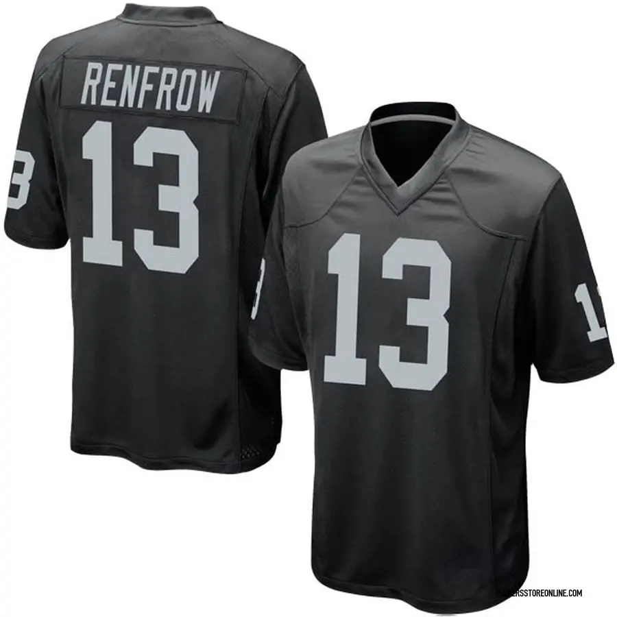 Nike Hunter Renfrow Las Vegas Raiders Men's Game Black Team Color Jersey