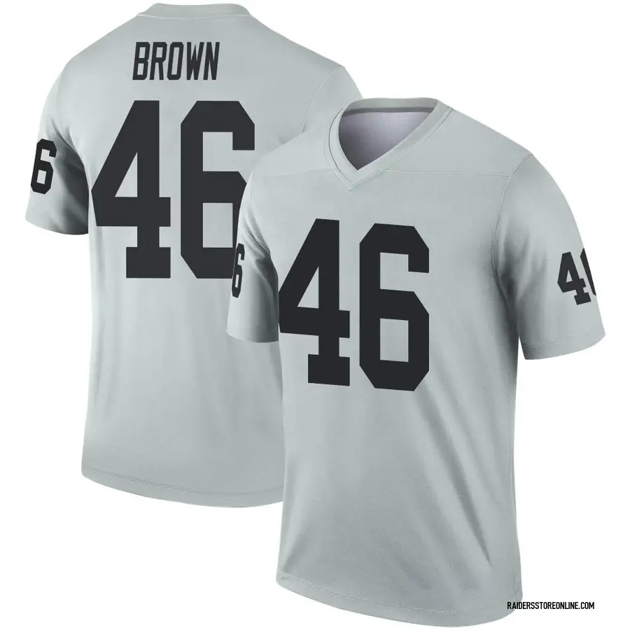 Nike Ike Brown Las Vegas Raiders Youth Legend Brown Inverted