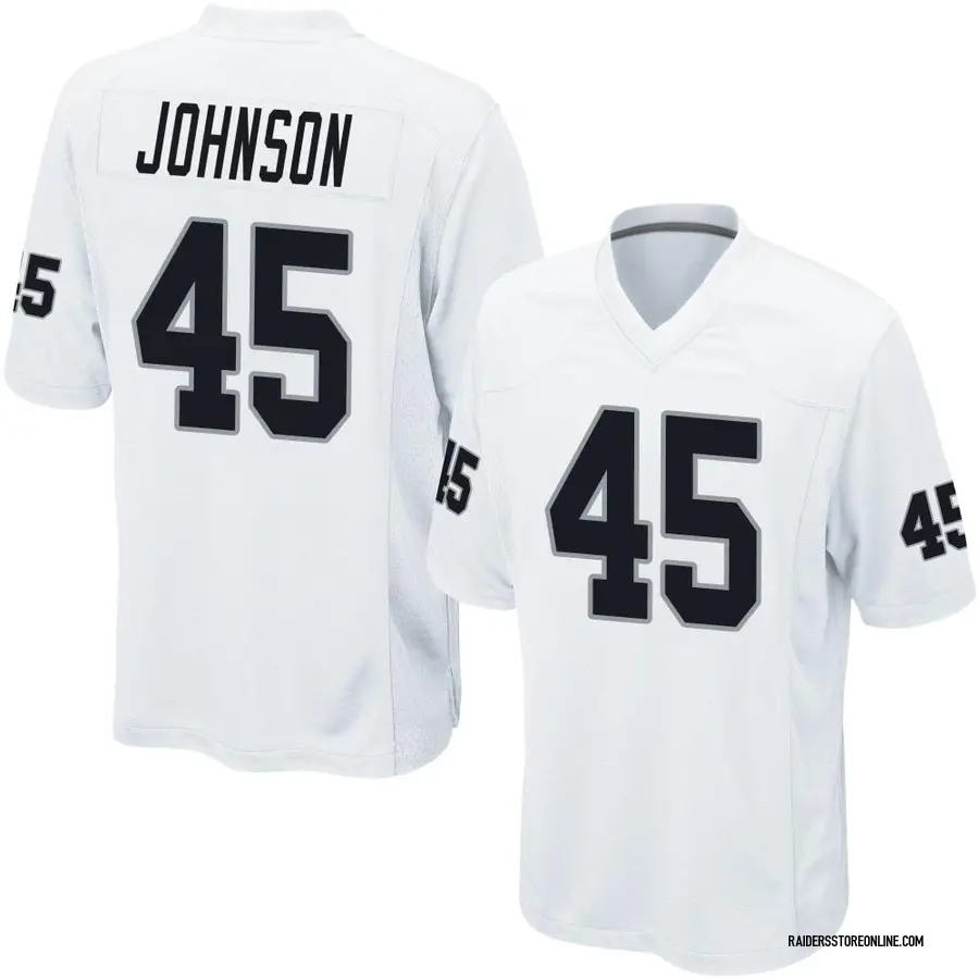 Youth Nike Josh Jacobs White Las Vegas Raiders Color Rush Game Jersey