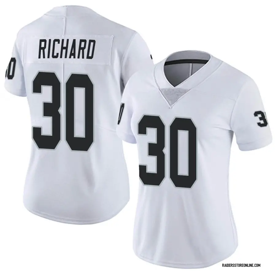 Custom Las Vegas Raiders Men's Limited Custom Color Rush Nike Jersey - White