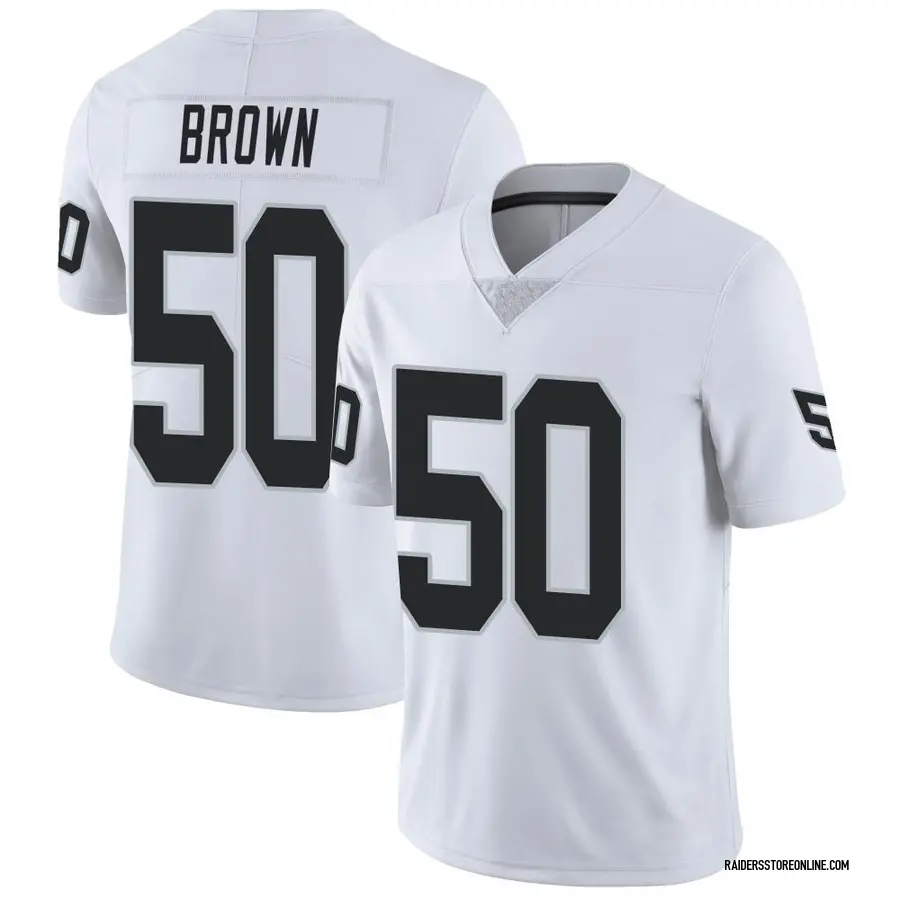 Jayon Brown Las Vegas Raiders Men's Elite Vapor Untouchable Nike Jersey -  White