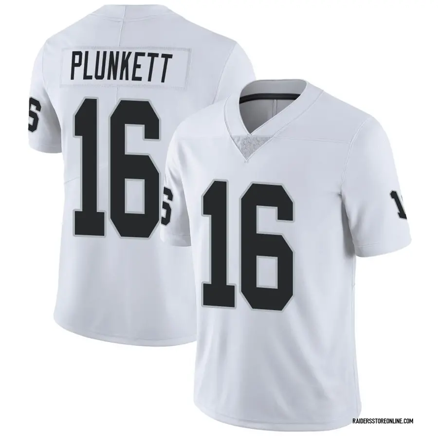 Nike Jim Plunkett Las Vegas Raiders Men's Limited White Vapor Untouchable  Jersey