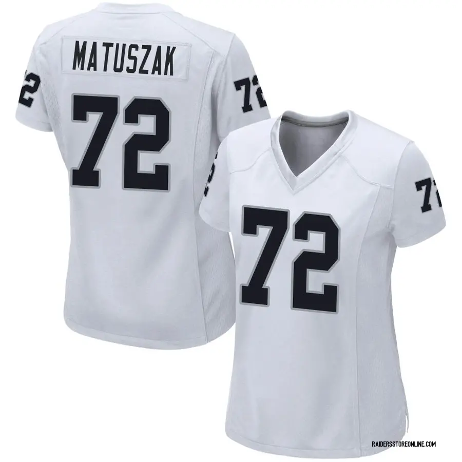 Nate Hobbs Men's Nike White Las Vegas Raiders Custom Game Jersey Size: Small