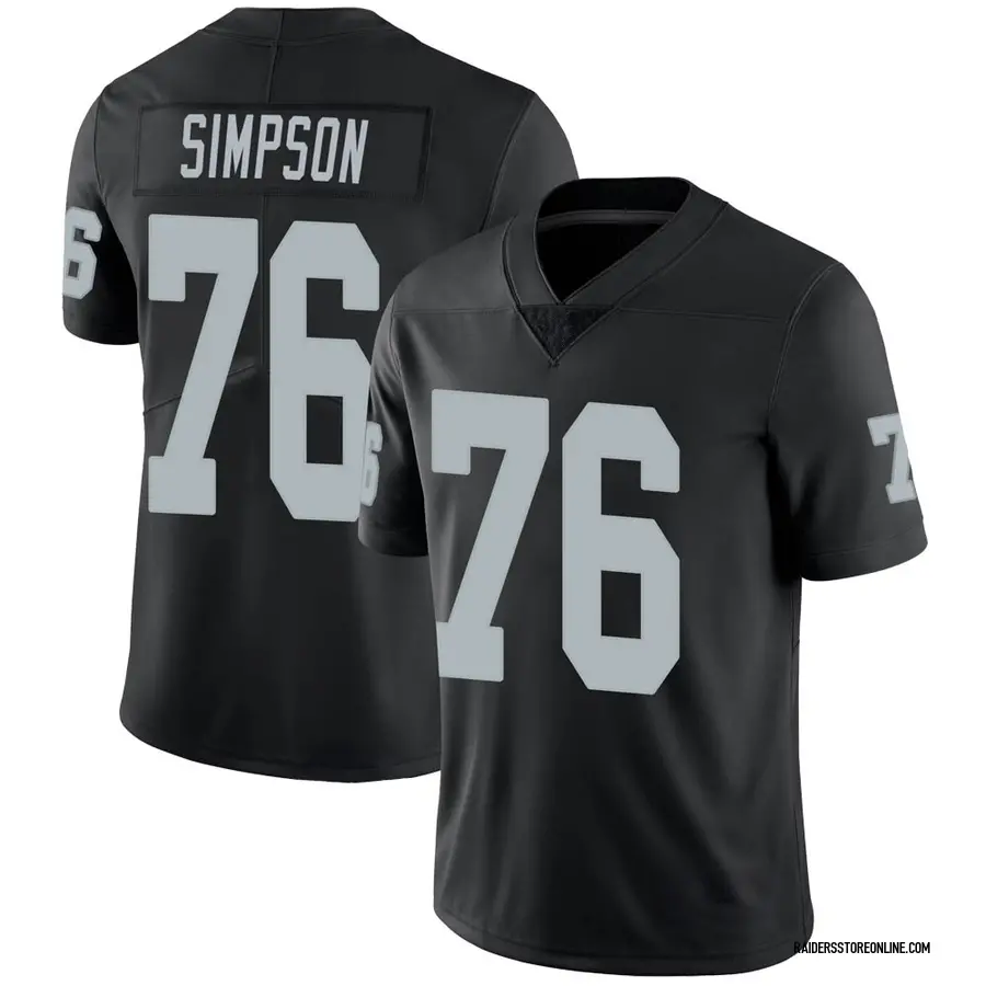 Las Vegas Raiders John Simpson Black City Edition Vapor Limited Jersey -  Bluefink