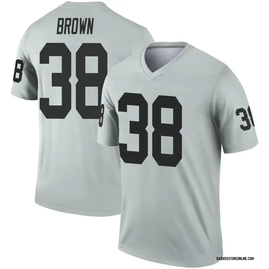 Nike Jordan Brown Las Vegas Raiders Men's Legend Brown Inverted