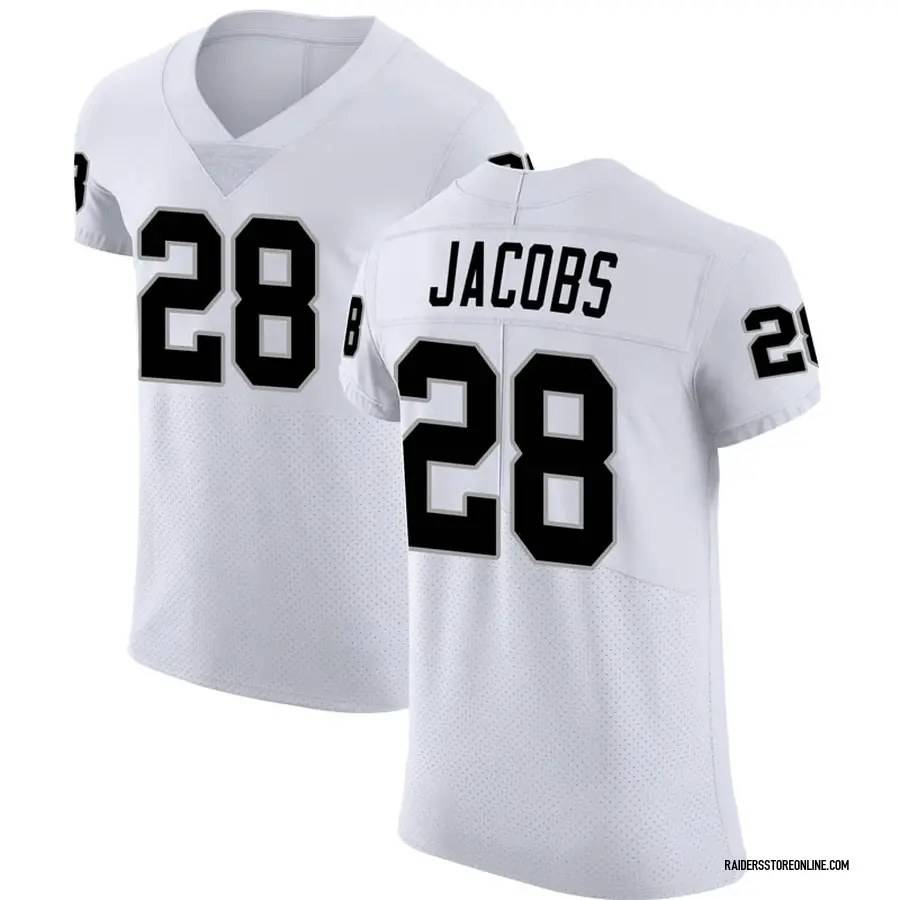 Nike Elite Las Vegas Raiders Josh Jacobs On Field Jersey Black 52
