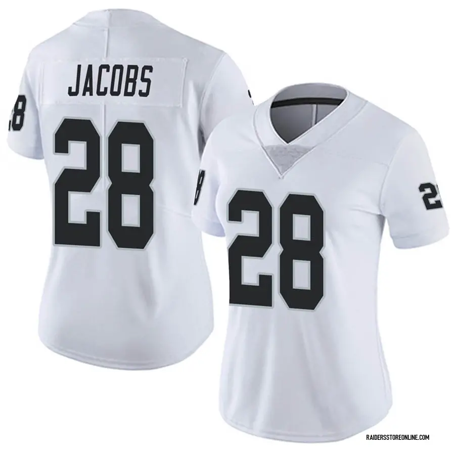 Women's Nike Josh Jacobs White Las Vegas Raiders Player Game Team Jersey