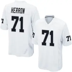 Justin Herron Las Vegas Raiders Men's Legend Olive Salute to