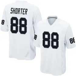 Nike Justin Shorter Las Vegas Raiders Youth Game White Jersey