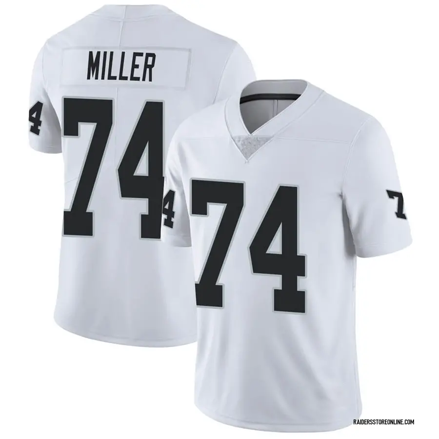 Nike Oakland Raiders #77 Kolton Miller Black Team Color Men's Stitched NFL  Vapor Untouchable Limited Jersey