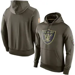 Men's Nike Olive New Orleans Saints Salute to Service Sideline Therma  Performance Pullover Hoodie