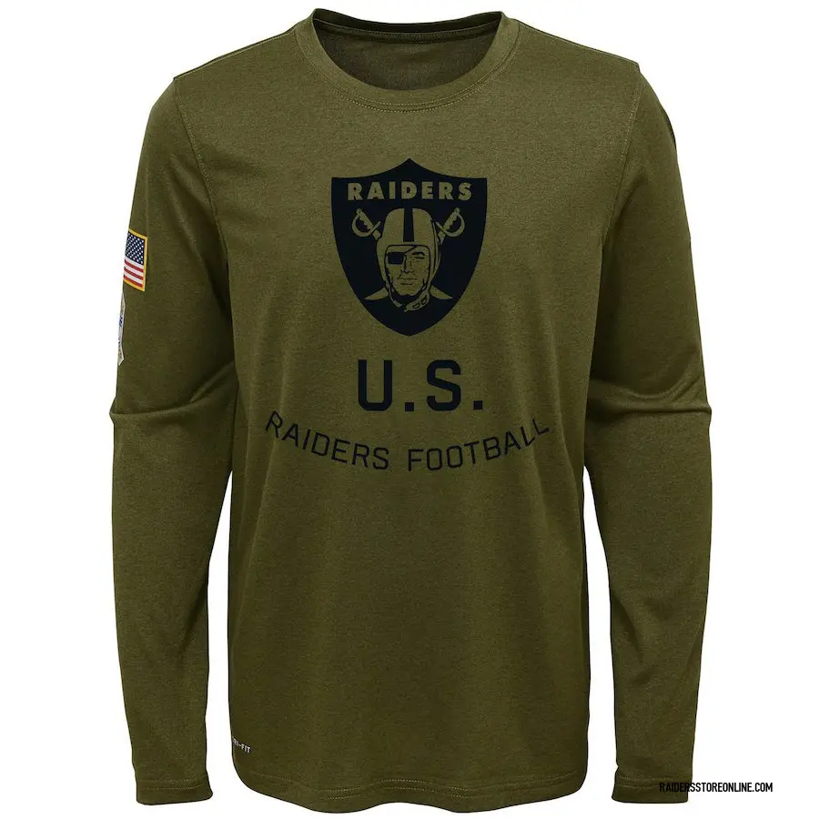 Isaac Rochell Las Vegas Raiders Men's Legend Olive Salute to Service T-Shirt