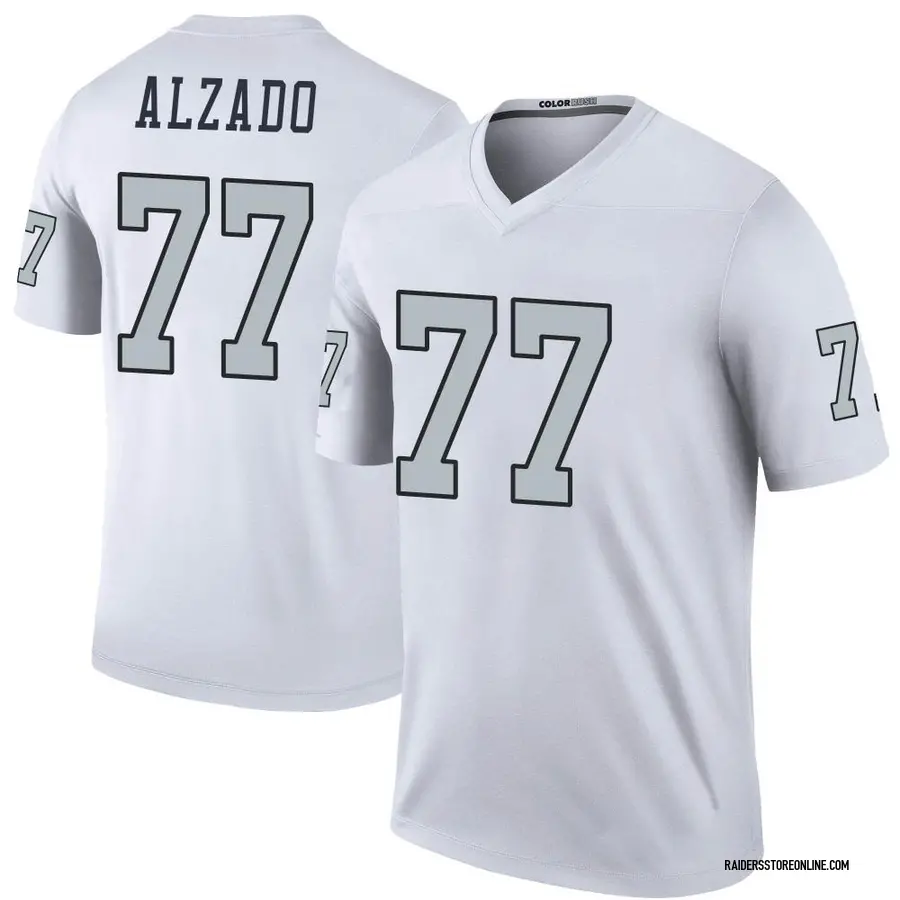 Nike Lyle Alzado Oakland Raiders Men's Game White Jersey