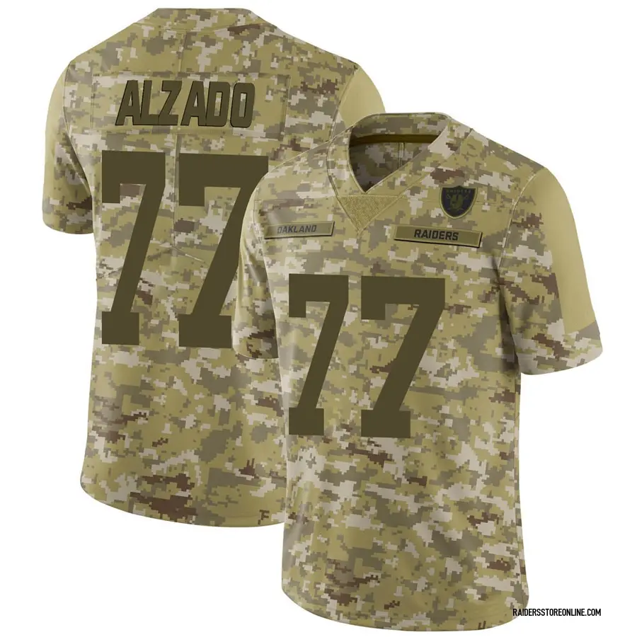 Nike Lyle Alzado Las Vegas Raiders Youth Limited Camo 2018 Salute to Service  Jersey