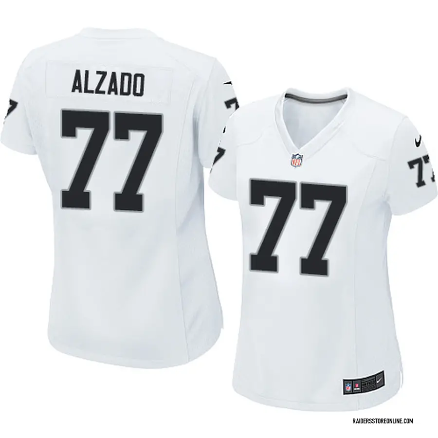 Oakland Raiders #77 Jersey Lyle Alzado White Throwback