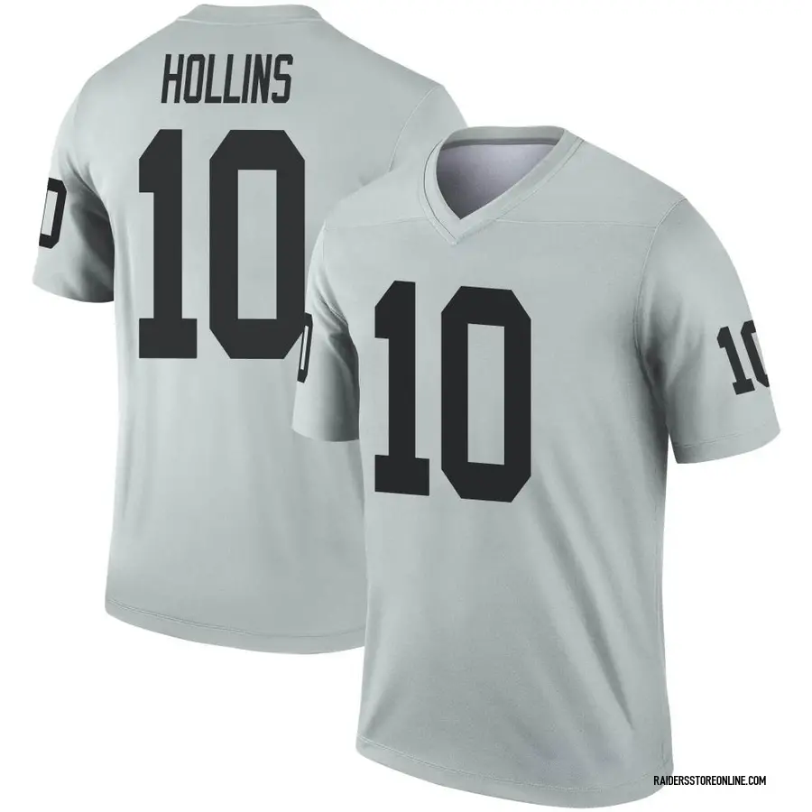 Daniel Carlson Las Vegas Raiders Youth Legend White Color Rush T-Shirt