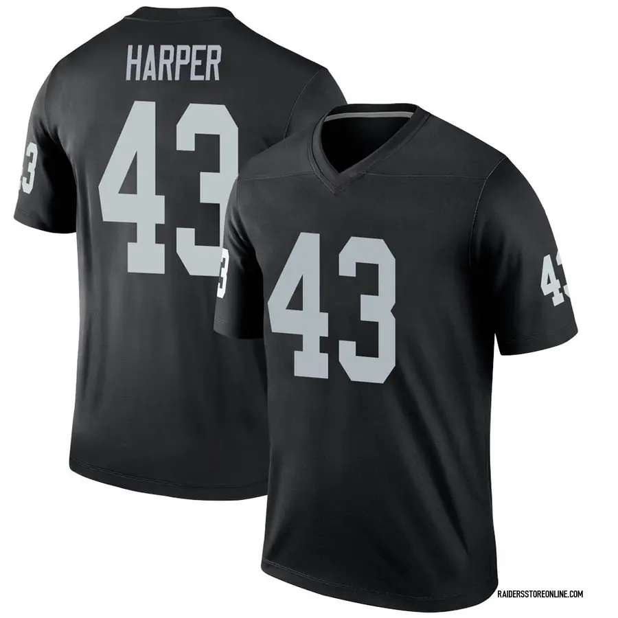 Nike Madre Harper Las Vegas Raiders Youth Legend Black Jersey