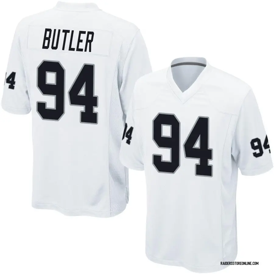 Matthew Butler Men's Nike White Las Vegas Raiders Custom Game Jersey Size: Medium