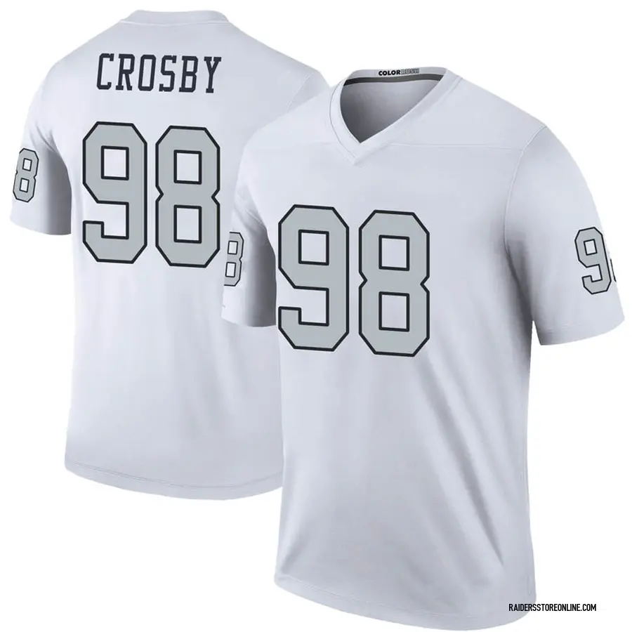 Youth Nike Maxx Crosby White Las Vegas Raiders Game Jersey