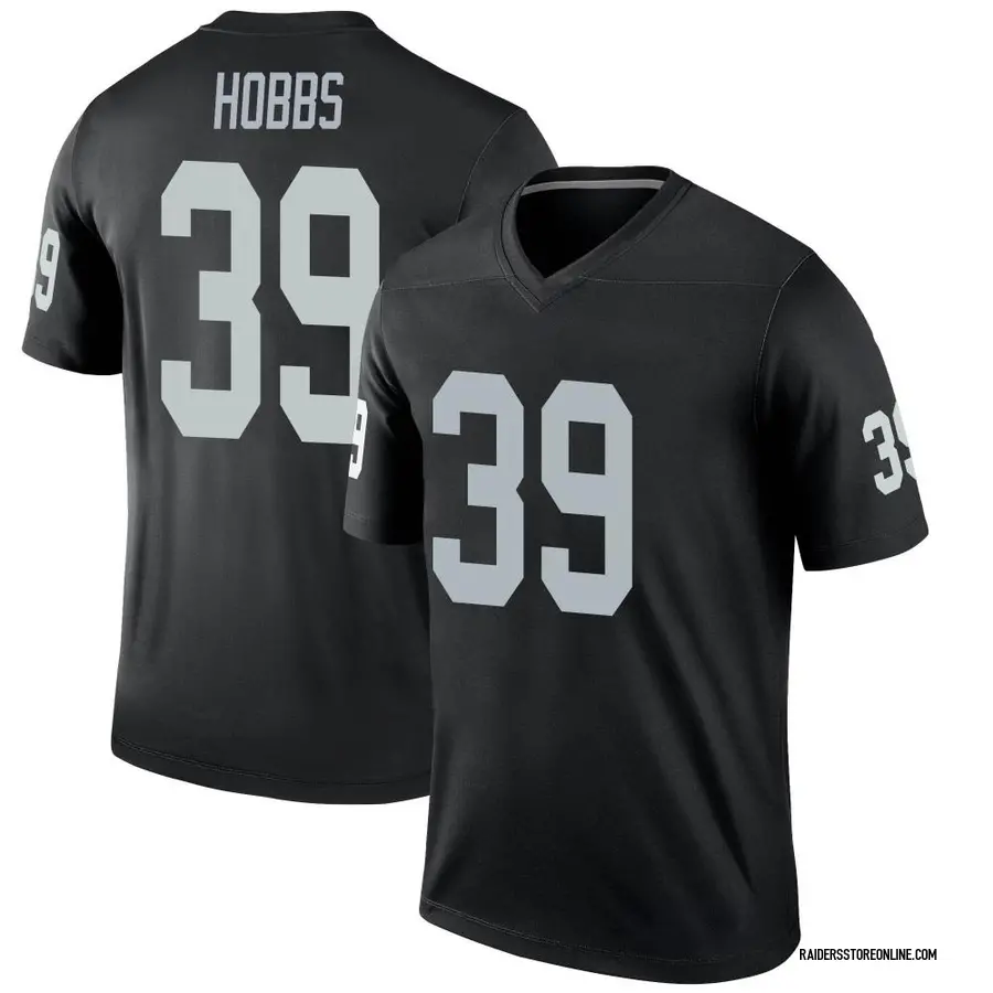 Nike Nate Hobbs Las Vegas Raiders Men's Legend Black Jersey