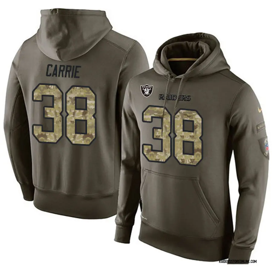 Men's Las Vegas Raiders Nike Black 2020 Salute to Service Sideline  Performance Pullover Hoodie