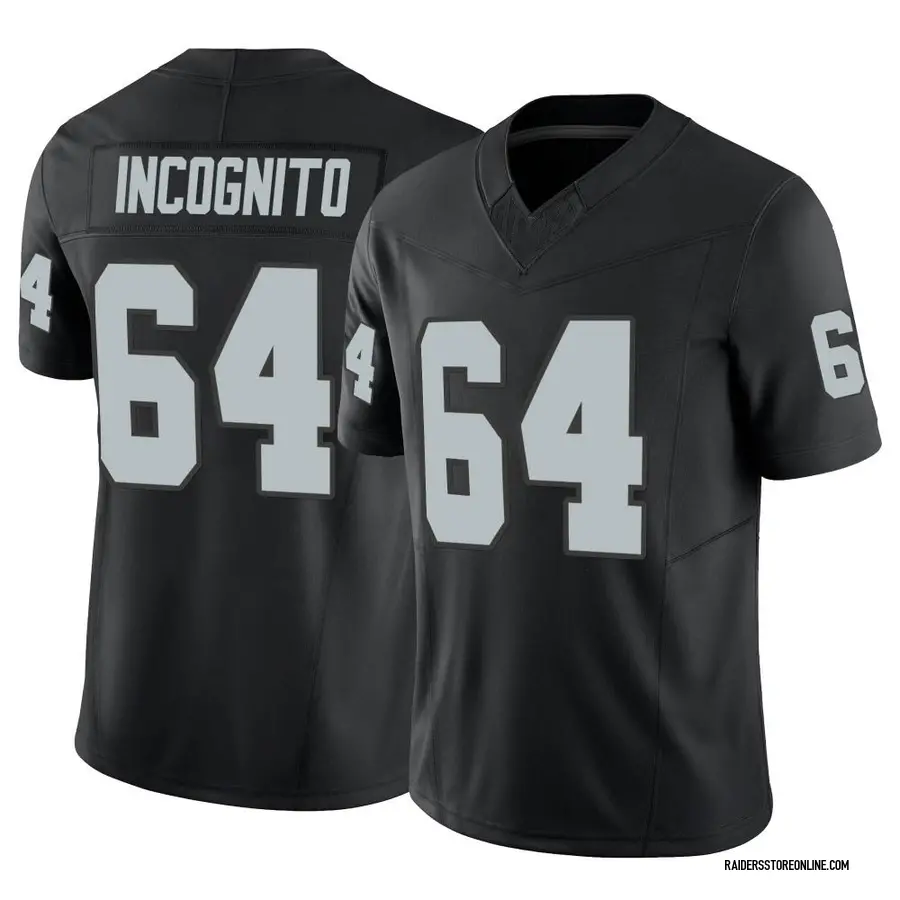 Richie Incognito Las Vegas Raiders Men's Black Backer Long Sleeve T-Shirt 