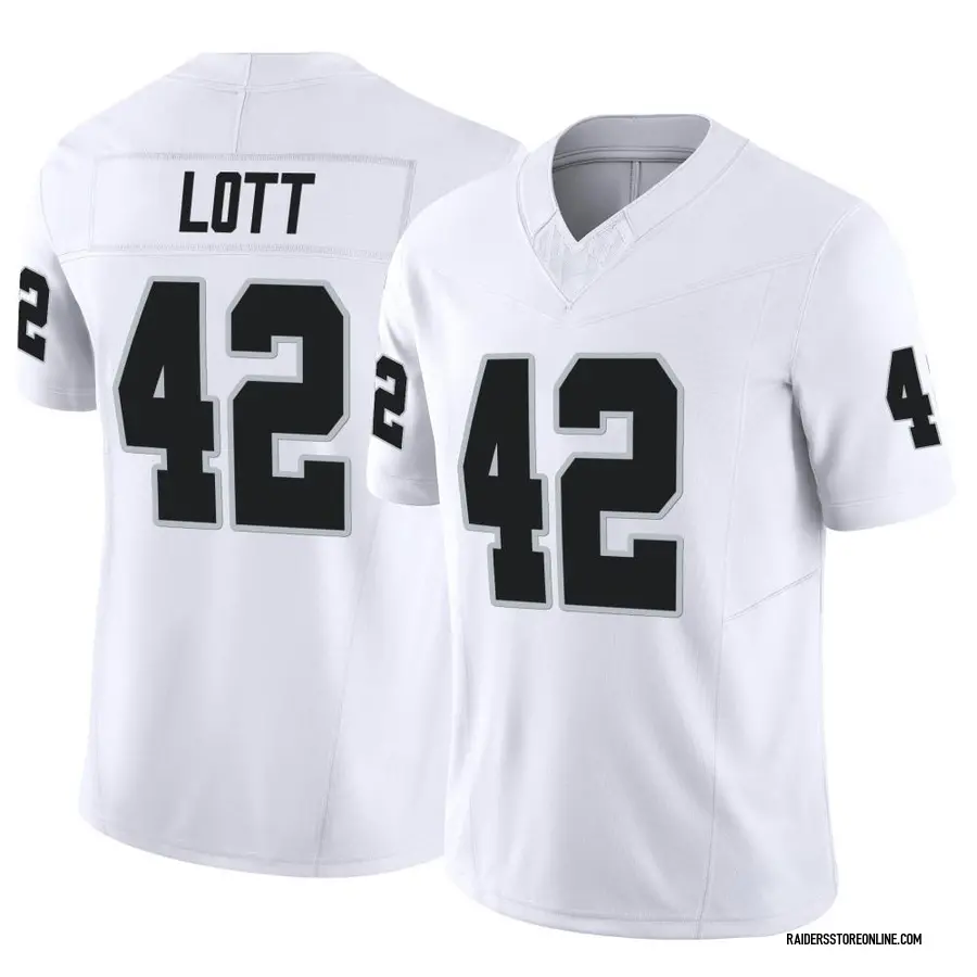 Nike Ronnie Lott Las Vegas Raiders Youth Limited White Vapor Untouchable  Jersey