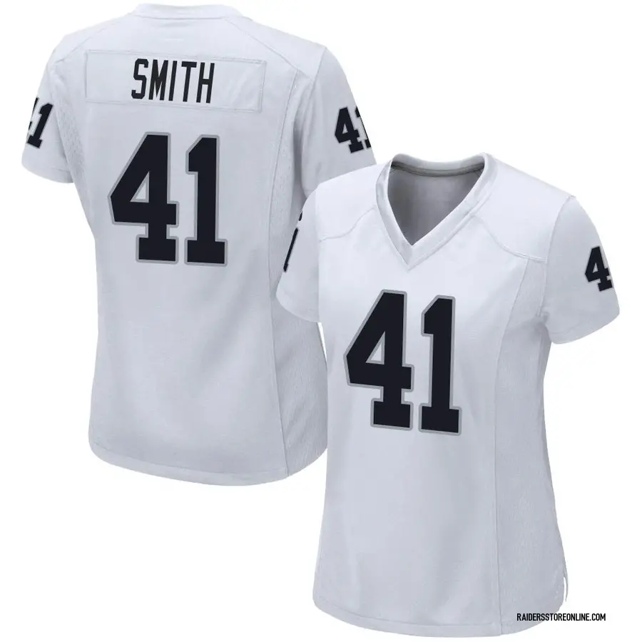 Nike Sutton Smith Las Vegas Raiders Women's Game White Jersey