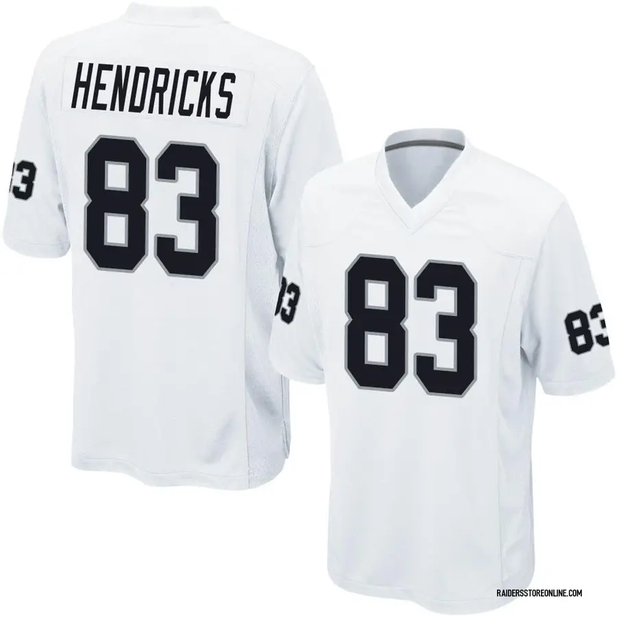 Nike Ted Hendricks Las Vegas Raiders Men's Game White Jersey