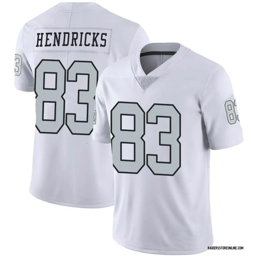 Nike Ted Hendricks Las Vegas Raiders Youth Limited White Color Rush Jersey